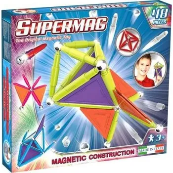 ostatní stavebnice SUPERMAG magnetická stavebnice Tags trendy 48ks