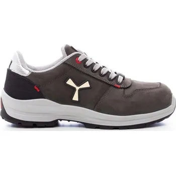 Pracovní obuv PAYPER GET FORCE LOW S3-NBK 001467-0414 / Kožené bezpečnostní pánské polobotky S3 - smoke 45