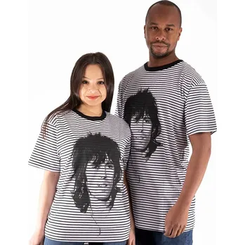 Pánské tričko Rolling Stones tričko, Keith Striped Black &amp; White, pánské S