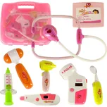 Doktorova sada v kufříku DOCTOR + světla růžová