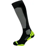 Lyžařské ponožky BLIZZARD Merino Racing ski socks, black/yellow - 35/38