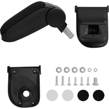 Autosedačka zahrada-XL Loketní opěrka do auta černá 15 x 35 x (30–47) cm ABS 154686