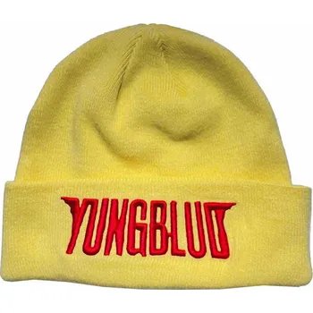 Čepice Yungblud zimní kulich, Red Logo Hi-Build Embroidery Yellow, unisex