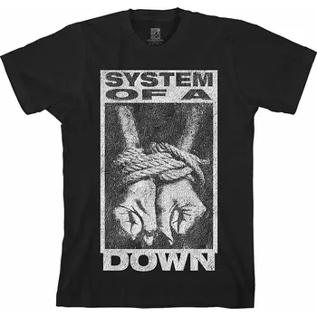 Pánská móda System Of A Down tričko, Ensnared Black, pánské XXL