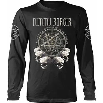 Pánské tričko Dimmu Borgir tričko dlouhý rukáv, Puritanical Euphoric BP Black, pánské M