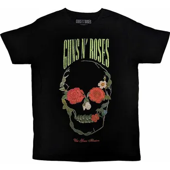 Pánské tričko Guns N Roses tričko, Rose Skull Black, pánské XXL