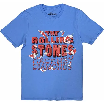 Pánské tričko Rolling Stones tričko, Hackney Diamonds Shatter Blue, pánské M