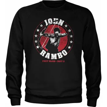 Pánská mikina Rambo mikina, John Rambo BOW Sweatshirt Black, pánská L