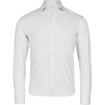 Pánská košile TEE JAYS TJ4030 ACTIVE / Pánská strečová košile s dlouhým rukávem - white XXXL