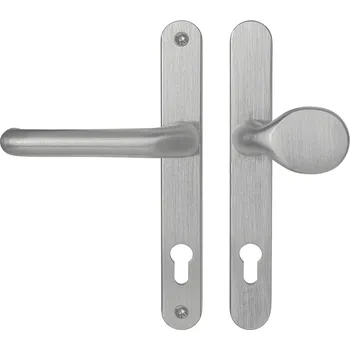 MPK - SECURO A04 - USO M1 COSLAN PZ otvor pro vložku, 45 - 55 mm, 92 mm, madlo/klika F9 - Nerez elox