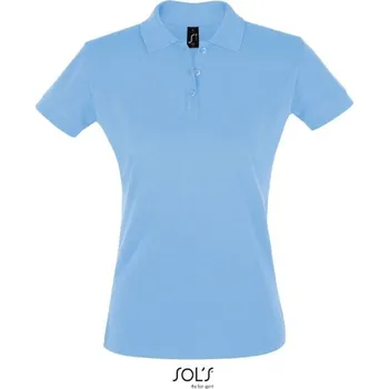 SOL´S PERFECT / Dámská delší polokošile - sky blue S