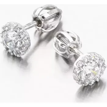 Náušnice Dámské náušnice se zirkony bílé zlato 52GZ-2745-B-ZIR
