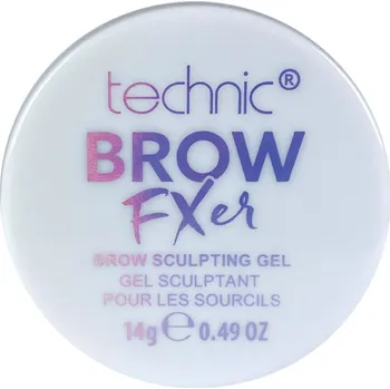 Řasenka Technic Cosmetics Brow Fixer transparentní fixační gel na obočí 14 g