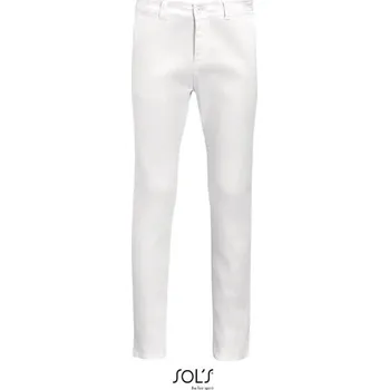 Pánské kalhoty SOL´S JULES / Pánské volnočasové kalhoty - white 42 M 42