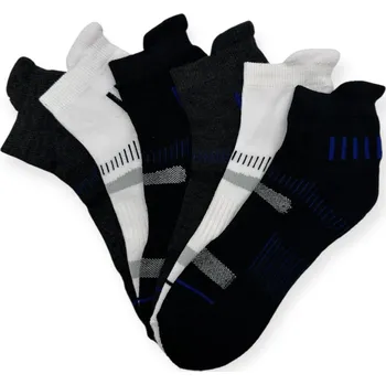 Pánské ponožky Kotníčkové termoponožky pánské PBTT202 - 6 párů - 43-47