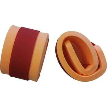 Nafukovací rukávky Nadlehčovací rukávky (pár)-červený zip 550x100x15mm, oranžová+červený zip