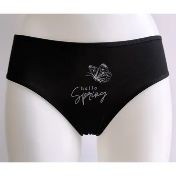 Kalhotky Donella Dámské kalhotky Butterfly: černá XL