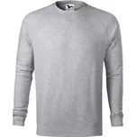 MALFINI MERGER 415 / Mikina pánská - stříbrný melír S