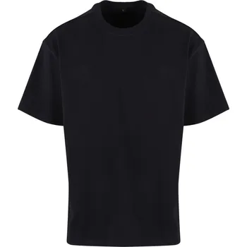 NEW MORNING STUDIOS NM 003 / Unisex oversize tričko z těžké bavlny - black XXS