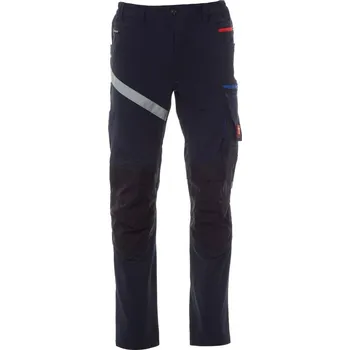 montérky PAYPER NEXT 4W SUMMER S00255-P060 / Letní strečové pracovní kalhoty do pasu - navy blue/černá 48