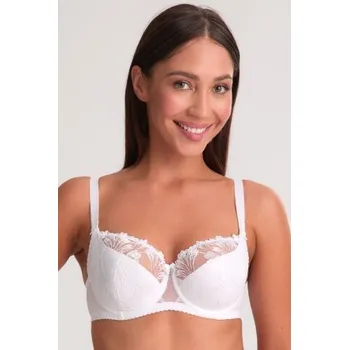 Podprsenka Polovyztužená podprsenka Gaia Paris Bílá 95C