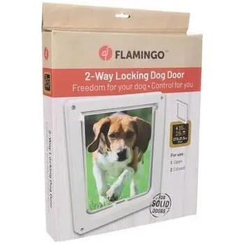Dvířka pro psa Flamingo Dvířka pro psy Napoleon bílá