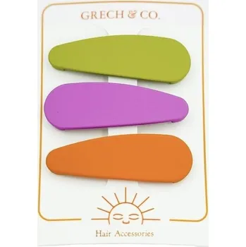 Sponky do vlasů GRECH & CO. Chartreuse, Aster, Sienna