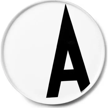 Talíř Porcelánový personalizovaný talíř A - Z DESIGN LETTERS - S