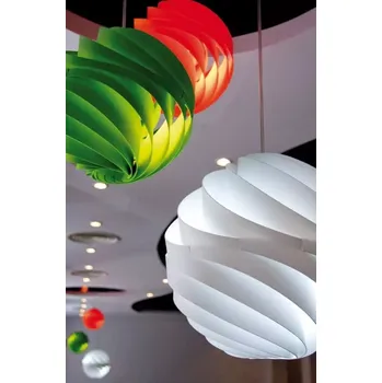 Lampička Interier-Stejskal | Lampa Spirall průměr 32 cm - Barvy Žlutá