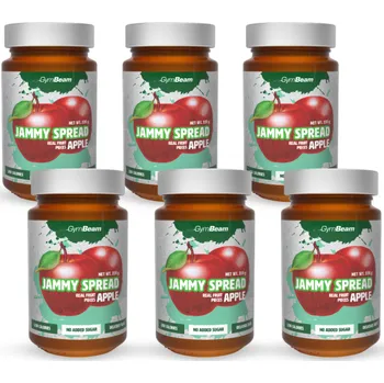 Sportovní výživa Jammy Spread - GymBeam Příchuť: jablko, Balení (g): 6 x 220 g