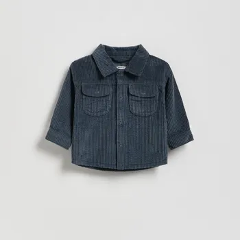 Reserved - Bavlněná košile - tmavě šedá - 221FO-90X - 221FO-90X-68