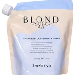 Zesvětlující pudr pro rychlé a výrazné zesvětlení Inebrya Blondesse Ultra Fast Lightener - 500 g + dárek zdarma