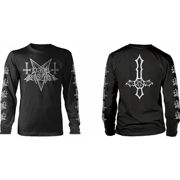 Pánské tričko Dark Funeral tričko dlouhý rukáv, Logo BP Black, pánské L