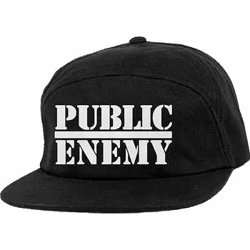 Kšiltovka Public Enemy kšiltovka, PE Logo Snapback Black, unisex