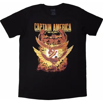 Pánská móda Captain America tričko, Brave New World Explosion Black, pánské XXL
