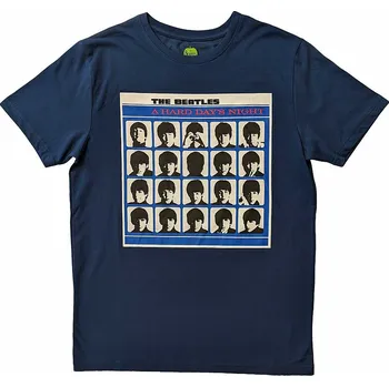 The Beatles tričko, A Hard Day's Night Album Cover Denim Blue, pánské M