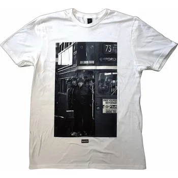 Pánská móda Oasis tričko, London Bus Photo White, pánské L