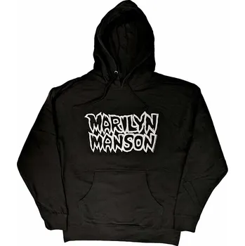 Pánská mikina Marilyn Manson mikina, Classic Logo Black, pánská L