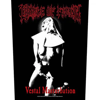 Nášivka Cradle Of Filth nášivka na záda CO+PES 30x27x36 cm, Vestal Masturbation