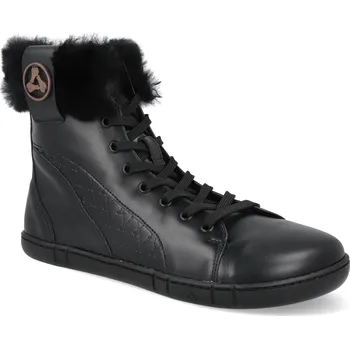 Dámská zimní obuv Barefoot dámské zimní boty Antal - Calida černé Velikost: 37