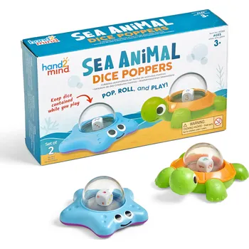 Dětské zboží Learning Resources Hand2Mind - Vyskakovací kostky - mořská zvířátka 2ks