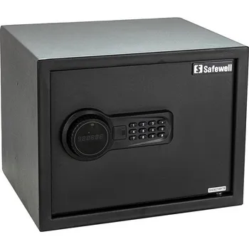 Trezor SAFEWELL Elektronický sejf 26,9l, černý