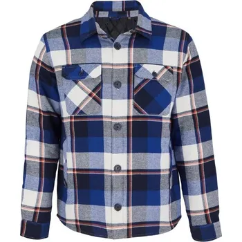 Pánská košile SOL´S NOAH / Pánská kostkovaná košile s podšívkou - royal blue XS