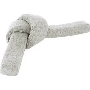 mantinel do postýlky TRÄUMELAND Had do postýlky Kuschelhase Grün