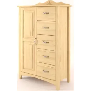 Komoda Interier-Stejskal | Komoda Castello masiv borovice S18C - Castello dekory Borovice bezbarvy lak