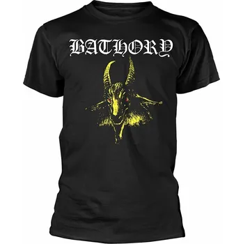 Bathory tričko, Goat (Yellow) BP Black, pánské L