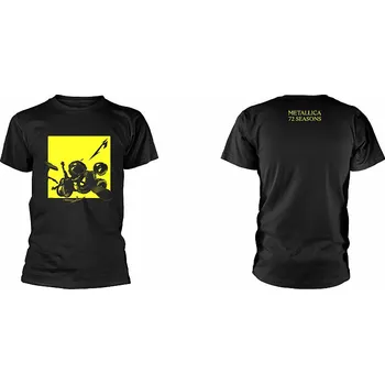 Metallica tričko, Broken Burnt Drums BP Black, pánské XL