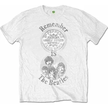 Pánské tričko The Beatles tričko, Remember White, pánské M