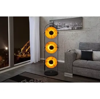 Stojací lampa Osvetleni-Stejskal | Stojací lampa Studio černá zlatá 3