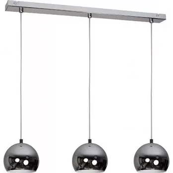 LED závěsné stropní svítidlo B7099 - 3xE27 - stříbrná barva